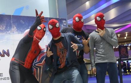 Tom Holland y su traje arácnido atrajo a miles de personas en los cines de Guayaquil con la llegada de No Way Home.