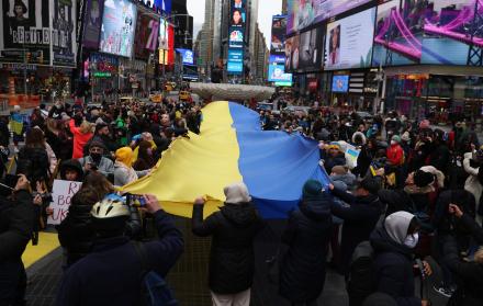 manifestantes ucrania