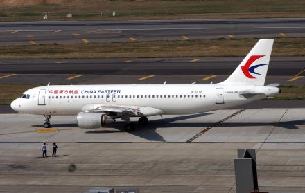 Imagen de archivo de un Airbus A320 de compañía China Eastern Airlines.