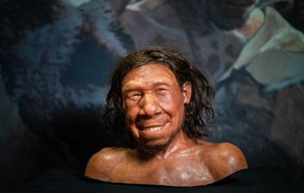 Imagen de archivo de la reconstrucción de un neandertal.
