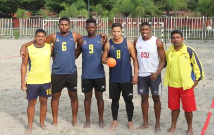 Selección balonmano playa Ecuador