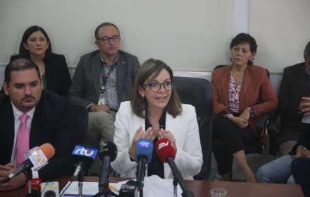 La ministra de Salud, Ximena Garzón