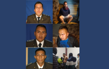 Policías retenidos