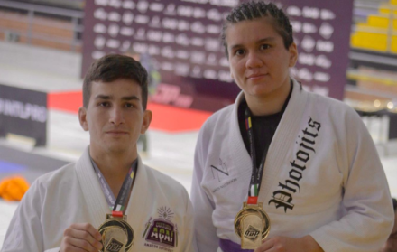 Enrique Guerrero y Klaudia Altamirano lograron conseguir medalla de oro para Ecuador.