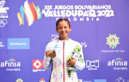 karla jaramillo oro Juegos Bolivarianos