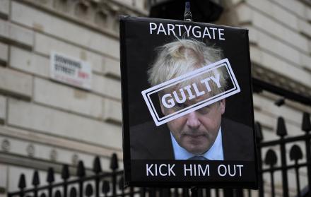 Protesta en contra de Boris Johnson