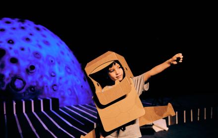 Jugando Ando Intergaláctico, evento infantil en el Teatro Sánchez Aguilar.