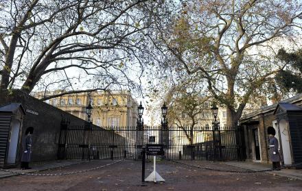 Exterior de Clarence House, hasta ahora la residencia oficial del príncipe Carlos de Inglaterra, en el centro de Londres.
