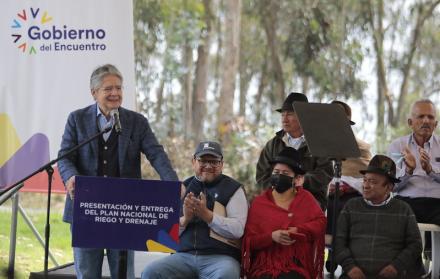 Guillermo Lasso y plan de riego