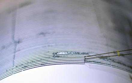 Detalle de un sismógrafo, en una fotografía de archivo