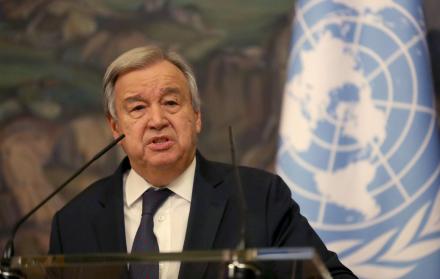 En la imagen de archivo, el secretario general de la ONU, António Guterres.