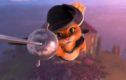 Fotografía cedida por Universal Pictures/DreamWorks Animation que muestra una escena de la película El Gato con Botas 2.
