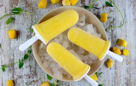 helado de mango cremoso