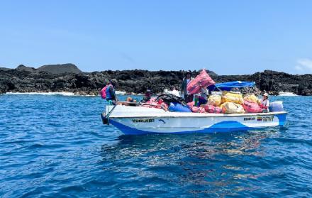 Basura en Galápagos 2023