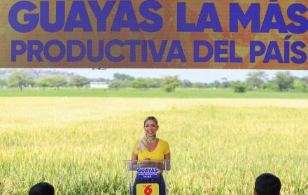 Recorrido. González será prefecta del Guayas hasta mayo próximo. Su sucesora es Marcela Aguiñaga y fue elegida en las urnas.