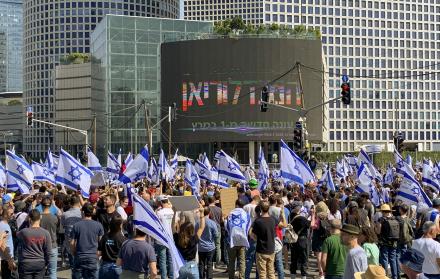 Protesta en Tel Aviv