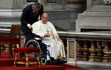 El papa Francisco en el Vaticano.