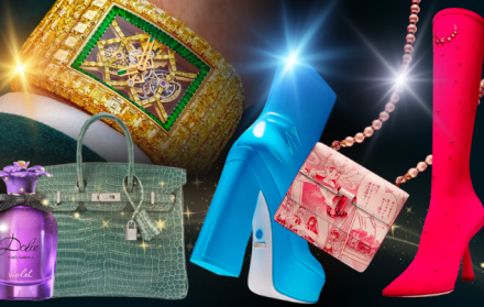 Relojes, zapatos , carteras y otros accesorios de lujos creados por las grandes firmas internacionales