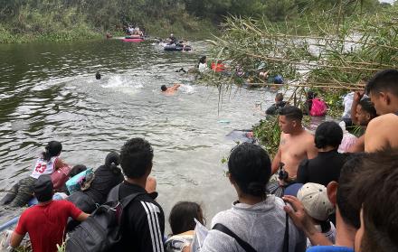 migrantes  rio Bravo