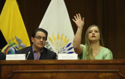 La Comisión de Fiscalización trata el juicio político en contra del presidente de la República, Guillermo Lasso Mendoza.