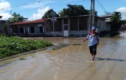 Cantones inundados por lluvias