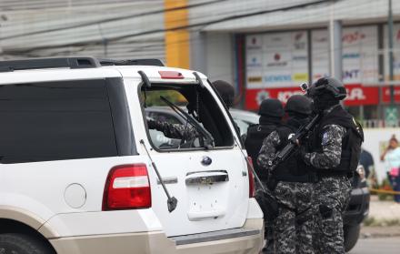 Parte trasera del carro donde iba trasladado el alcade Chonillo