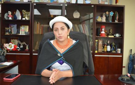 Diana Caiza, alcaldesa de Ambato