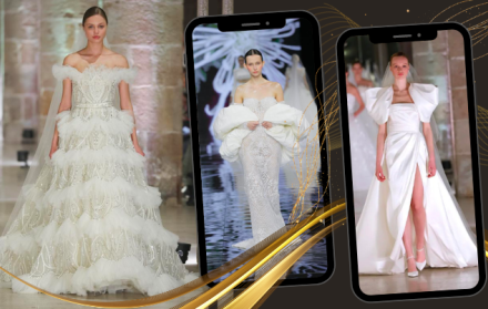 Desfile de vestidos nupciales en el Barcelona Bridal Fashion Week 2023
