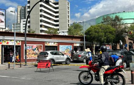 cierre vial Quito