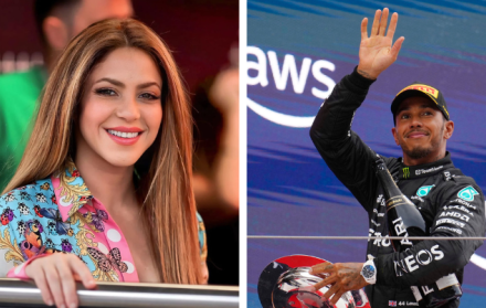 Shakira y Hamilton