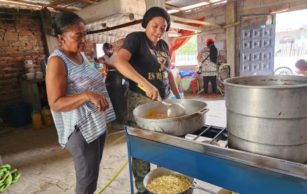 cocina comunitaria en Esmeraldas