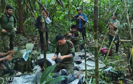 Los menores serán trasladados al Hospital Militar de Bogotá para continuar con su recuperación.