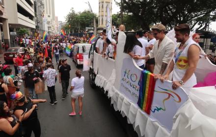 Desfile del orgullo gay archivo