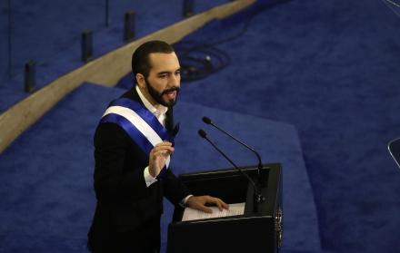 Fotografía de archivo del presidente de El Salvador, Nayib Bukele.