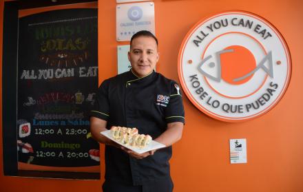 Luis Narváez, chef ejecutivo del restaurante KOBE