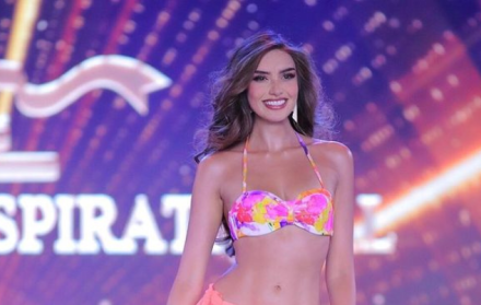 Andrea fue la representante ecuatoriana en el certamen de belleza