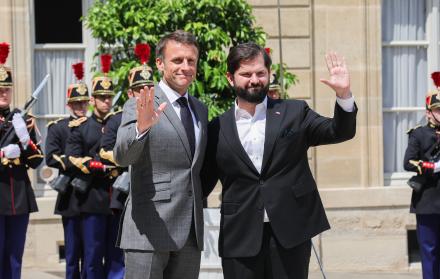 Boric y Macron