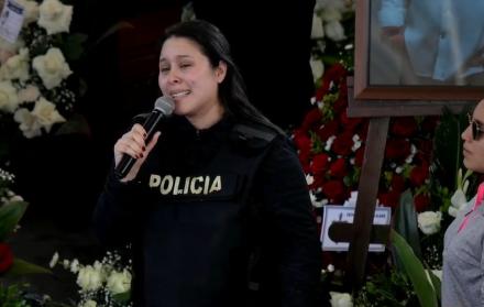 Rosita Saldarriaga apareció en el velorio con un chaleco antibalas.