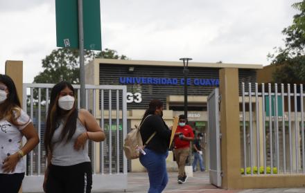 La Universidad de Guayaquil, con clases suspendidas.