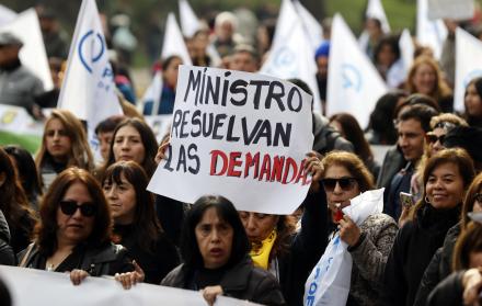 Protestas profesores Chile