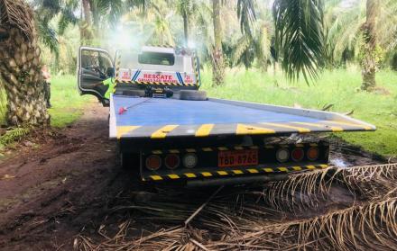 Camión pareja asesinada