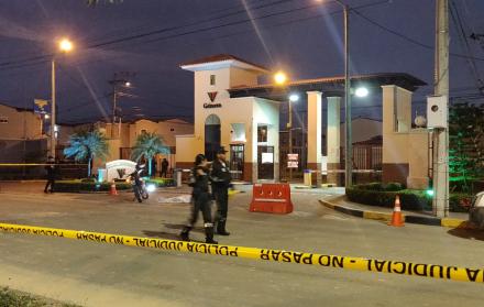 Frente a una ciudadela de Daule ocurrió el asesinato