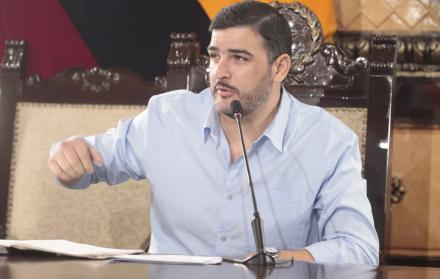 El alcalde de Guayaquil, Aquiles Álvarez, habló sobre cómo recibió el Municipio.