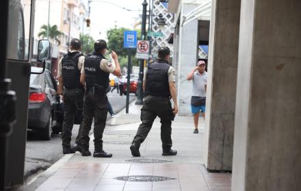 Se registró un robo en el centro de Guayaquil.