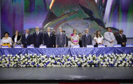 El presidente de la República, Guillermo Lasso, y la presidenta del CNE, Diana Atamaint, brindaron un discurso a los ecuatorianos.