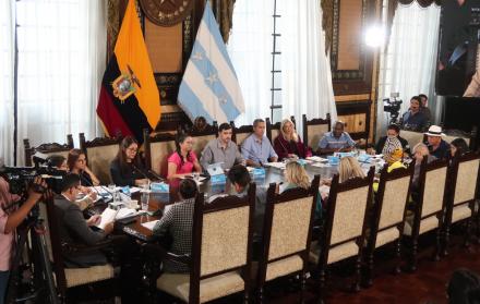 La sesión del Concejo Municipal de Guayaquil del 31 de agosto de 2023.