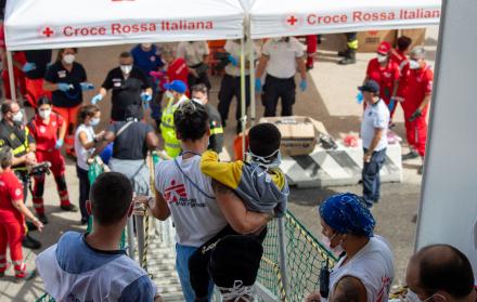 Italai rescate de inmigrantes