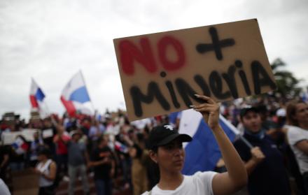 Panamá protesta antiminería