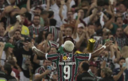 Celebración del Fluminense en el estadio de Maracaná, en Rio de Janeiro (Brasil).
