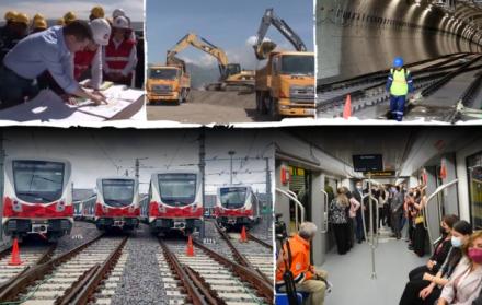 Antes y después. Mauricio Rodas, exalcalde de Quito, recuerda el día en que inició la construcción del Metro.